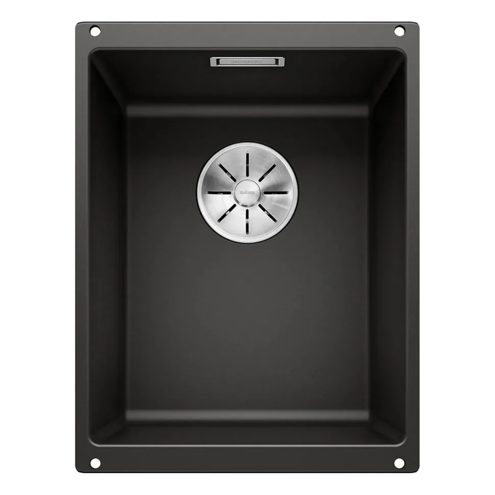 Blanco Subline 320-U Ultra Compact 1 Bowl Undermount Silgranit Composite Kitchen Sink & Waste - 350 x 460mm