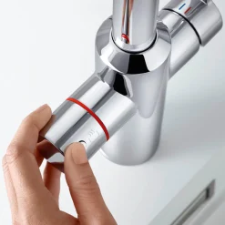 Blanco Tampera 3-in-1 Instant 100°C Boiling Water Mono Kitchen Mixer Tap - PVD Steel