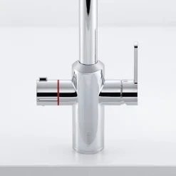 Blanco Tampera 3-in-1 Instant 100°C Boiling Water Mono Kitchen Mixer Tap - PVD Steel