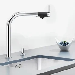 Blanco Vonda Ergonomic Control Chrome Mono Kitchen Mixer Tap