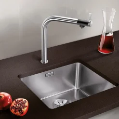 Blanco Vonda Ergonomic Control Chrome Mono Kitchen Mixer Tap