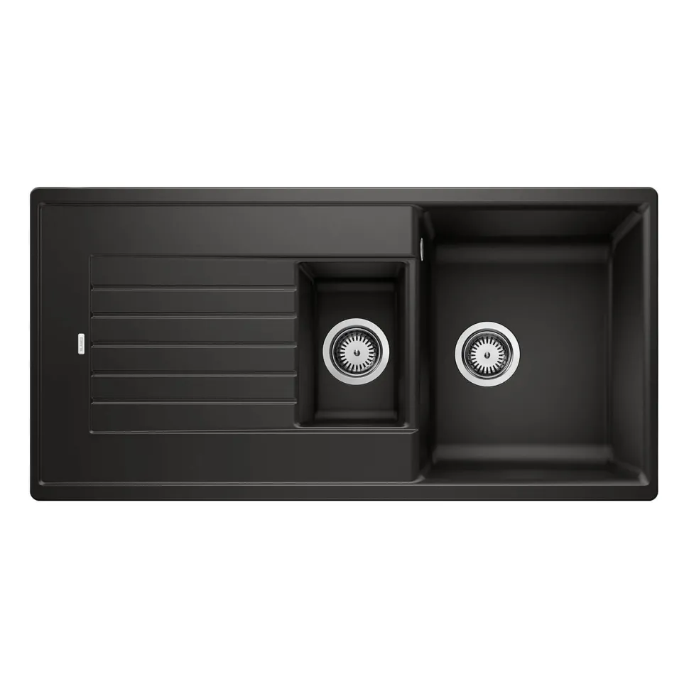 Blanco Zia 6 S 1.5 Bowl Inset Silgranit Composite Kitchen Sink & Waste with Reversible Drainer - 1000 x 500mm