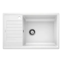 Blanco Zia XL 6 S Compact 1 Bowl Inset Silgranit Composite Kitchen Sink & Waste with Reversible Drainer - 780 x 500mm