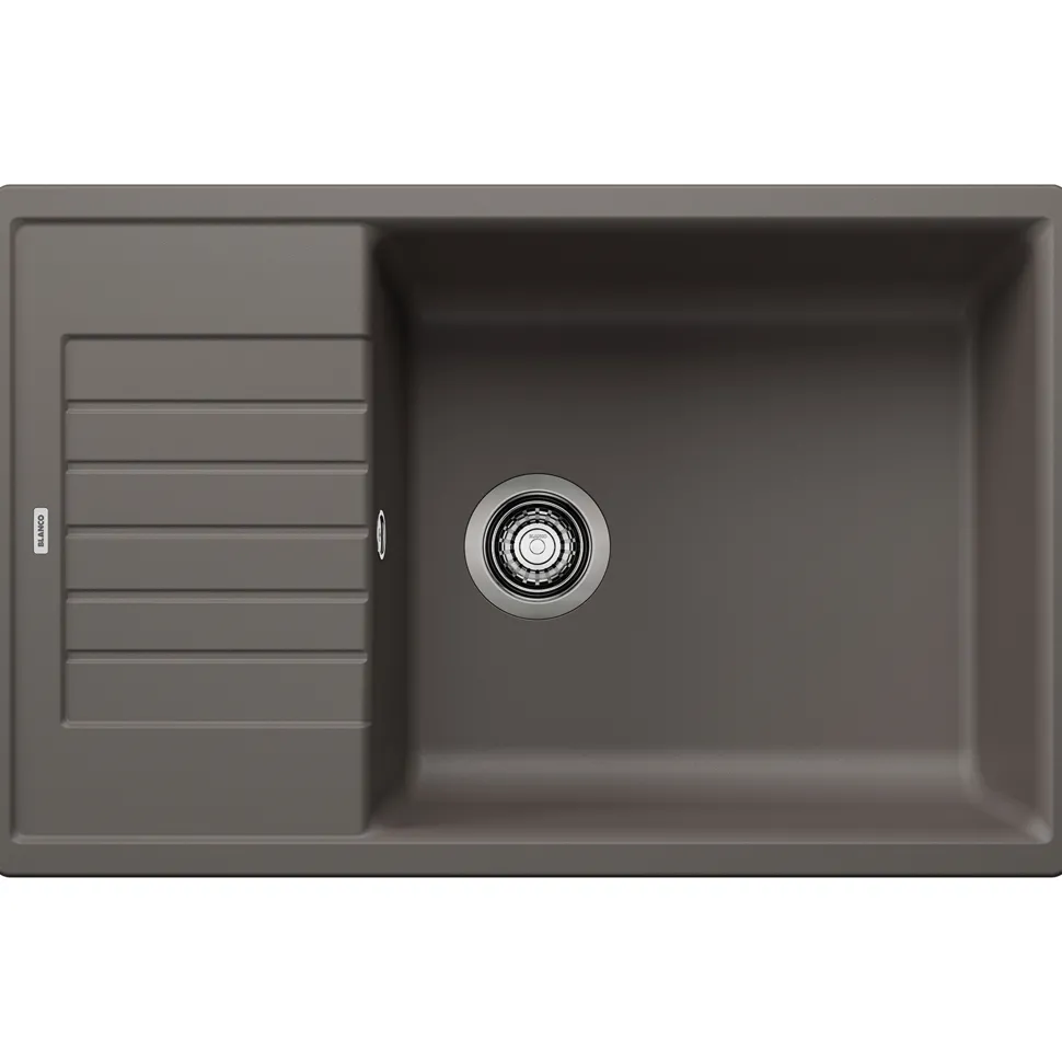 Blanco Zia XL 6 S Compact 1 Bowl Inset Silgranit Composite Kitchen Sink & Waste with Reversible Drainer - 780 x 500mm