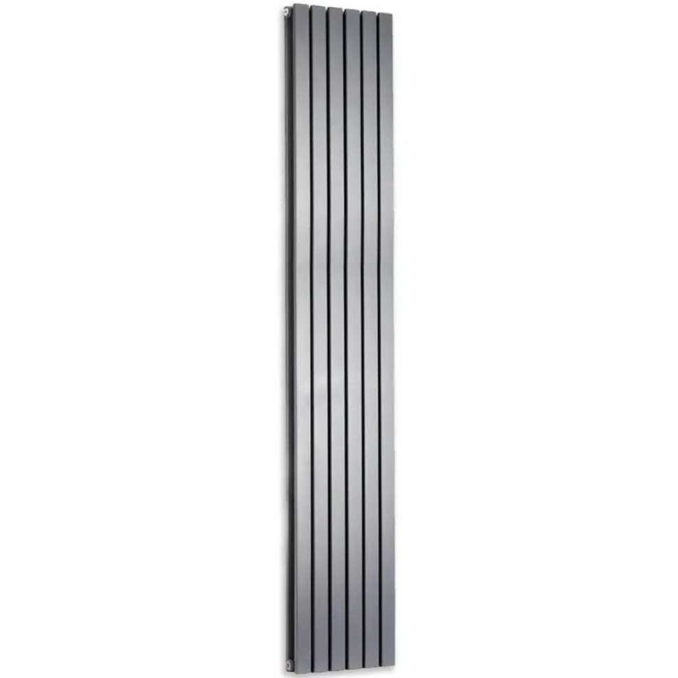 Brenton Flat Double Panel Vertical Radiator - 1800mm x 360mm - Anthracite