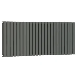 Brenton Oval Double Panel Horizontal Radiator - 600 x 1440mm