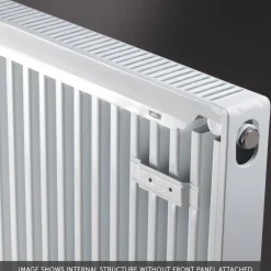 Brenton Type 21 Double Panel Single Convector Radiator - White