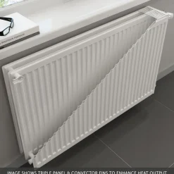 Brenton Type 33 Triple Panel Convector Radiator - White