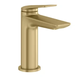 Britton Bathrooms Greenwich Mono Basin Mixer Tap - Brushed Brass