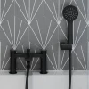 Britton Bathrooms Greenwich Bath Shower Mixer Tap - Matt Black