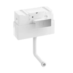 Britton Bathrooms Hoxton Dual Flush Plate and Cistern - Matt Black