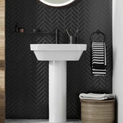 Britton Bathrooms Hoxton Shelf - Matt Black