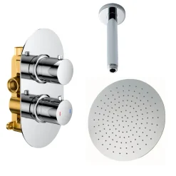Brooke Concealed Shower Valve & Fixed Shower Head Package