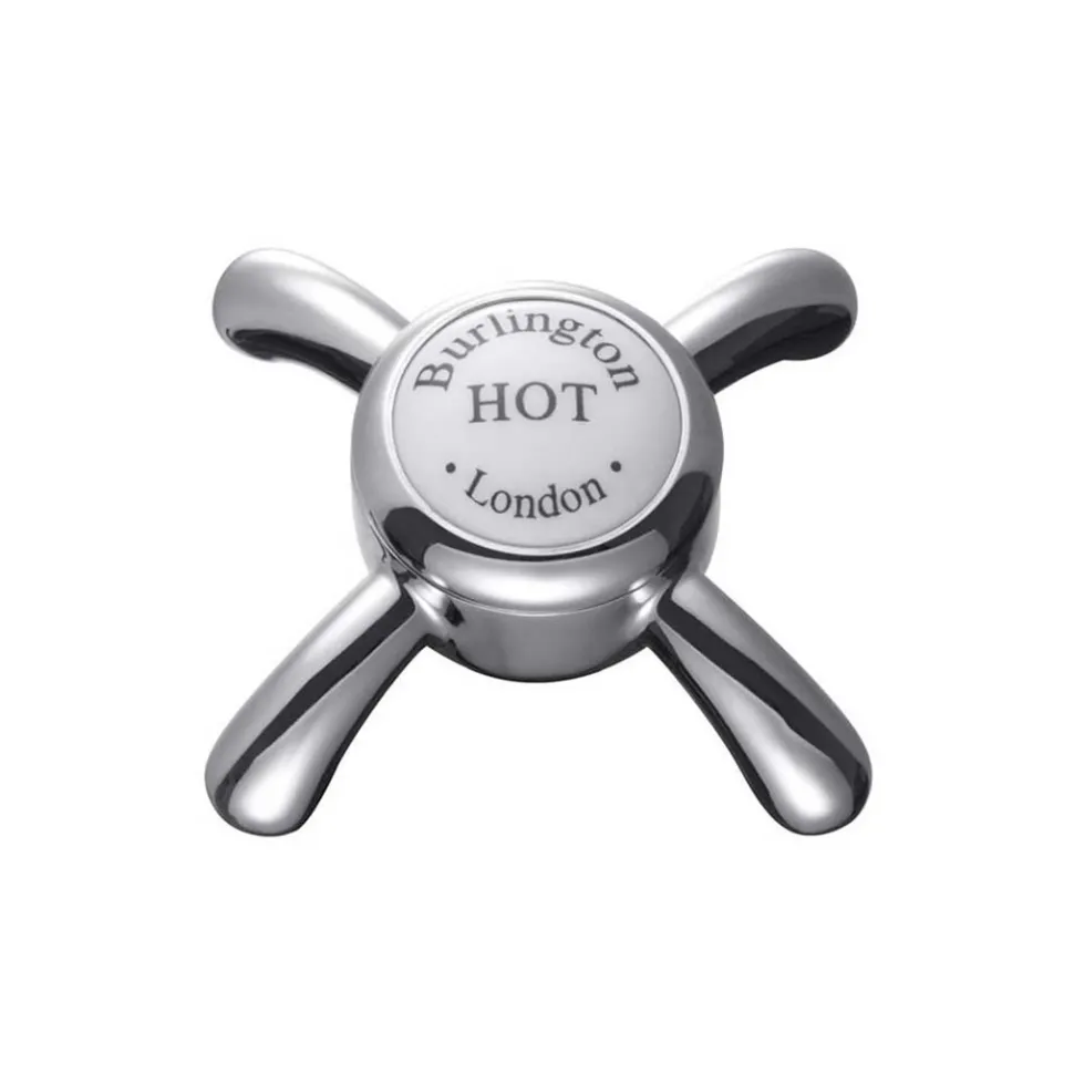 Burlington Anglesey Bridge Basin Mixer Tap with Swivel Spout & Waste