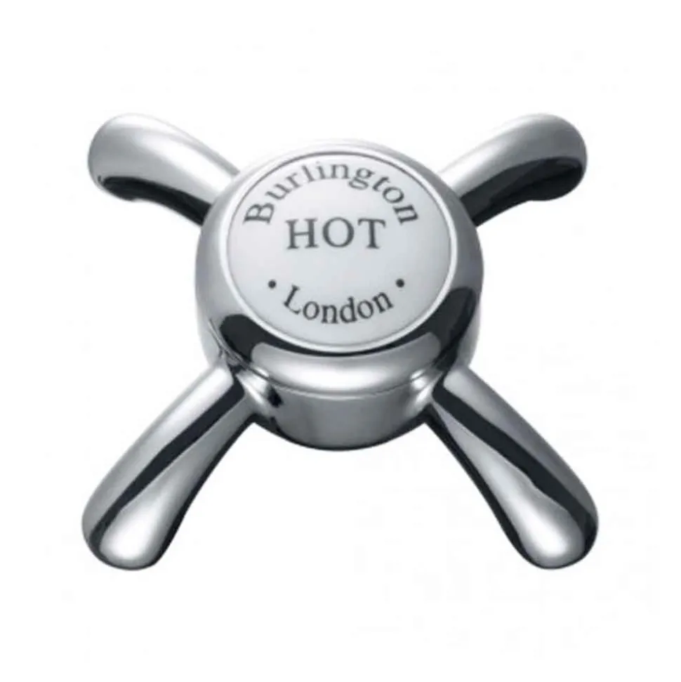 Burlington Anglesey Deck Mounted Bath Shower Mixer with Straight Valves