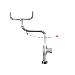 Burlington Anglesey Deck Mounted Bath Shower Mixer with Straight Valves
