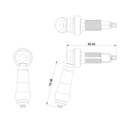 Burlington Cistern Lever