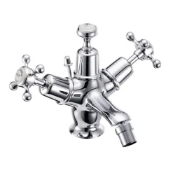 Burlington Claremont Bidet Mixer Tap with Pop Up Waste