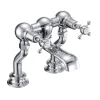 Burlington Claremont Regent Deck Mounted Bath Filler Tap with Straight Valves