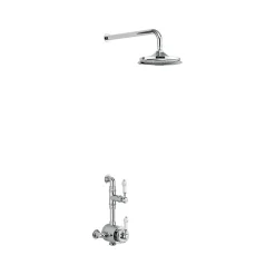 Burlington Stour Exposed Thermostatic Shower Kit with AirBurst Shower Head