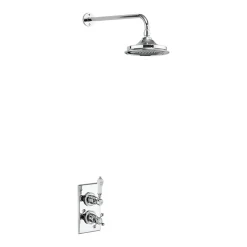 Burlington Trent Concealed Thermostatic Shower Kit with Fixed AirBurst Shower Head