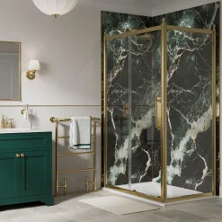 Burlington Verde Saint Denis Marble Waterproof Core Laminate Bathroom Wall Panel