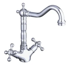 Butler & Rose Abbey Traditional Polished Chrome Mono Kitchen Mixer and Complete Filter Kit