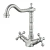 Butler & Rose Alba French Classic Traditional Mono Kitchen Sink Mixer - Brushed Nickel