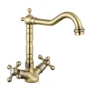 Butler & Rose Alba French Mono Kitchen Mixer - Antique Brass