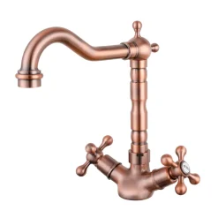 Butler & Rose Alba French Mono Kitchen Mixer - Antique Copper