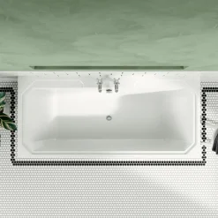 Butler & Rose Art Deco Double Ended Straight Bath - 1800 x 800mm