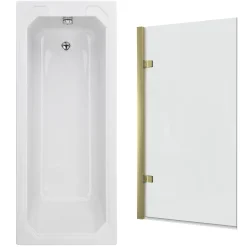 Butler & Rose Art Deco Shower Bath & Shower Screen