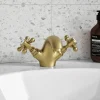 Butler & Rose Beatrice Brushed Brass Basin Mixer Tap