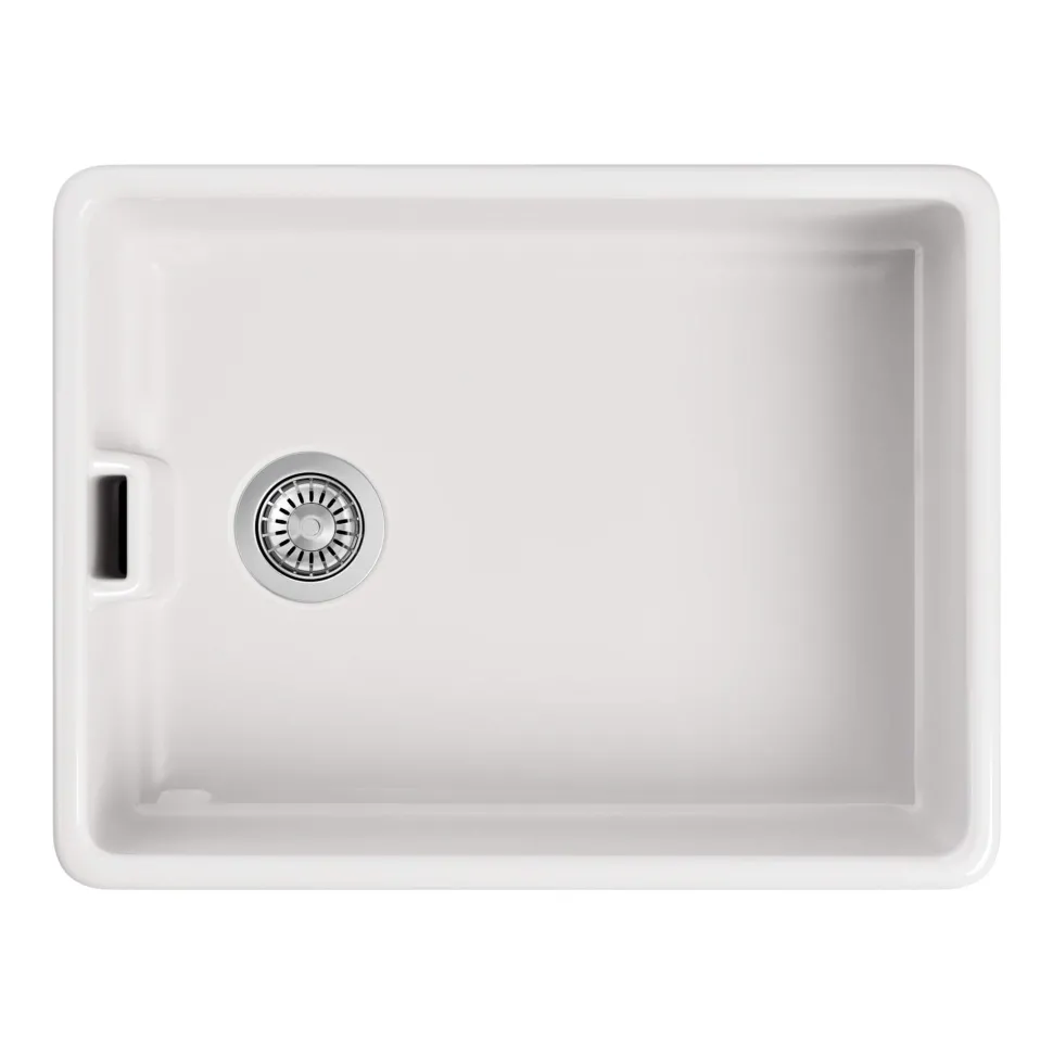 Butler & Rose Belfast Butler Kitchen Sink with Victoria Kitchen Tap & Basket Strainer Waste