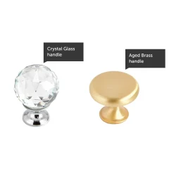 Butler & Rose Benedict 900mm Right Hand Corner Floorstanding Vanity Unit & Minerva® Worktop