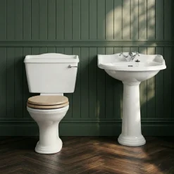 Butler & Rose Benedict Traditional Close Coupled Toilet (Excluding Seat)