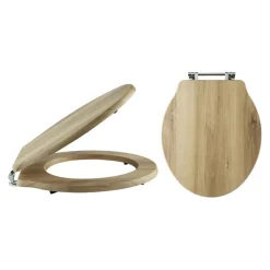 Butler & Rose Benedict Walnut Finish Soft Closing Top Fix Toilet Seat