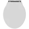 Butler & Rose Benedict White Wooden Finish Soft Close Toilet Seat With Quick Release