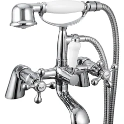 Butler & Rose Carlton Deck Mounted Bath Shower Mixer with Handset Kit