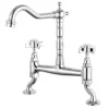 Butler & Rose Carlton Traditional Kitchen Bridge Mixer - Crosshead Handles