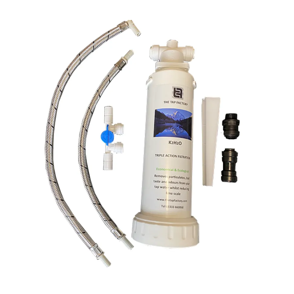 Butler & Rose Carlton Traditional Polished Chrome Kitchen Bridge Mixer and Complete Filter Kit