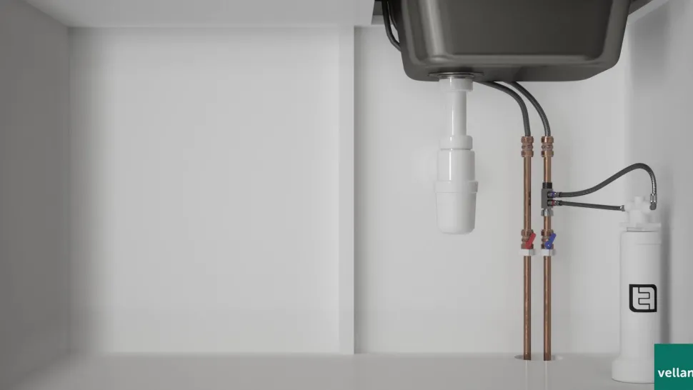 Butler & Rose Carlton Traditional Polished Chrome Kitchen Bridge Mixer and Complete Filter Kit