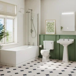 Butler & Rose Catherine Bathroom Suite with Shower Bath