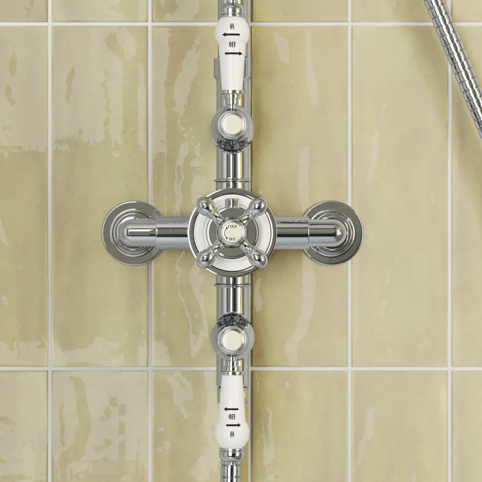 Butler & Rose Catherine Bathroom Suite with Shower Bath