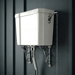 Butler & Rose Catherine Comfort Height High Level Toilet with Pan, Cistern & Flush Pipe