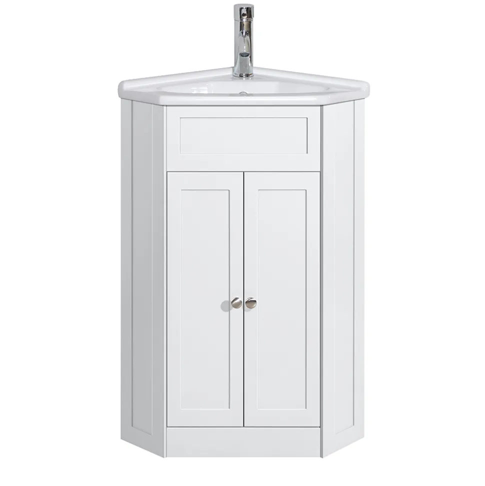 Butler & Rose Catherine Corner Cloakroom Vanity Unit with Basin