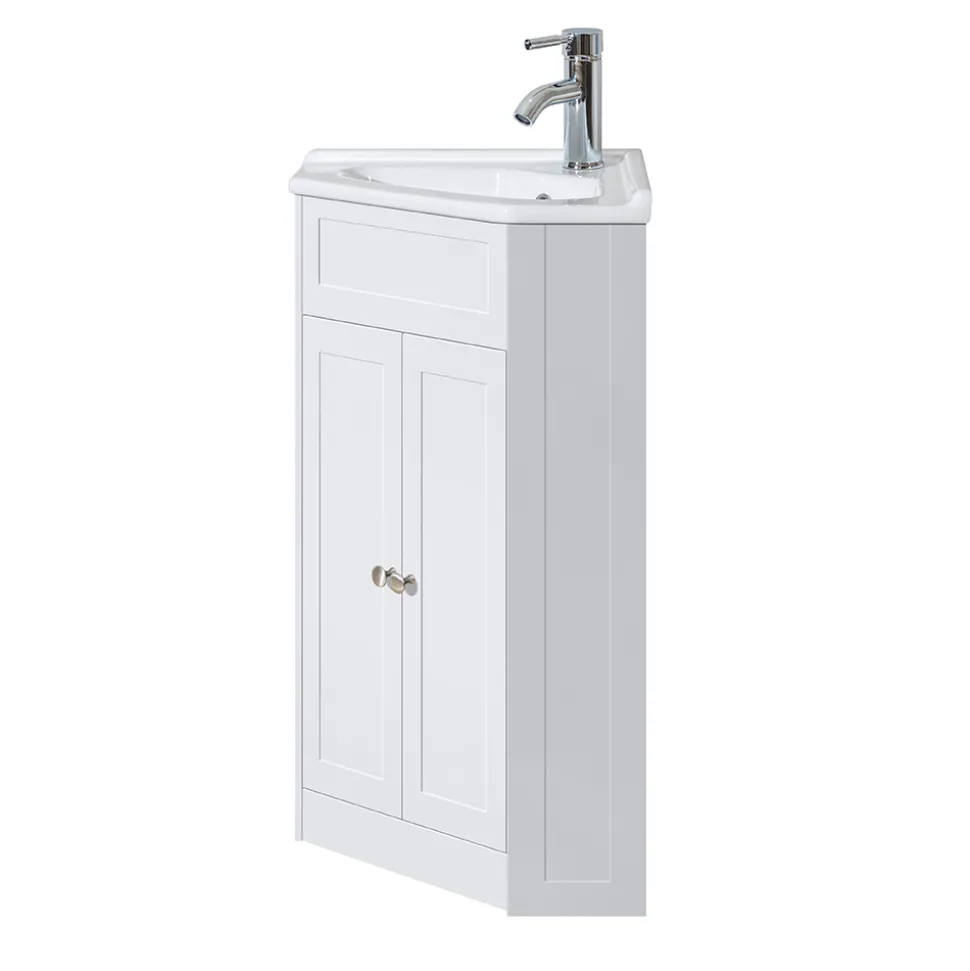 Butler & Rose Catherine Corner Cloakroom Vanity Unit with Basin
