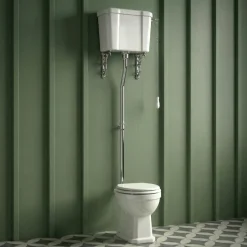 Butler & Rose Catherine High Level Toilet with Pan, Cistern & Flush Pipe Kit
