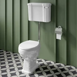 Butler & Rose Catherine Low Level Traditional Toilet - Pan & Cistern