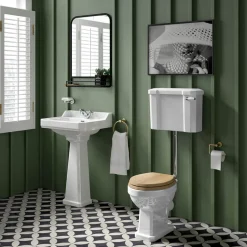 Butler & Rose Catherine Low Level Traditional Toilet - Pan & Cistern